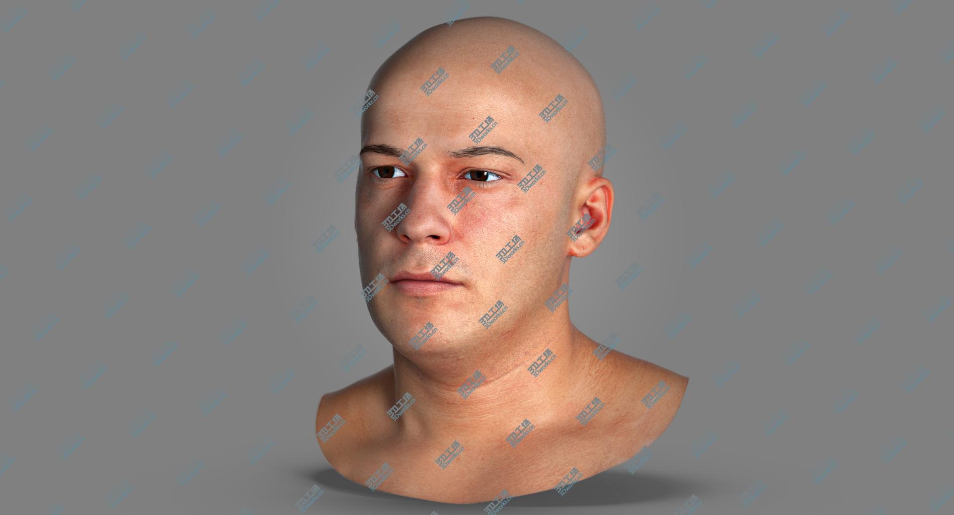 images/goods_img/2021040163/PBR Marcus Real Human Head Natural Pose 3D model/5.jpg